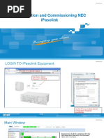 Ipasolink Configuration Guide - MMR Project v1.0