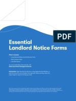 Essential Landlord Notice Forms: What's Included