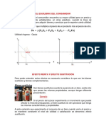 El equilibrio del consumidor y la elasticidad de la demanda