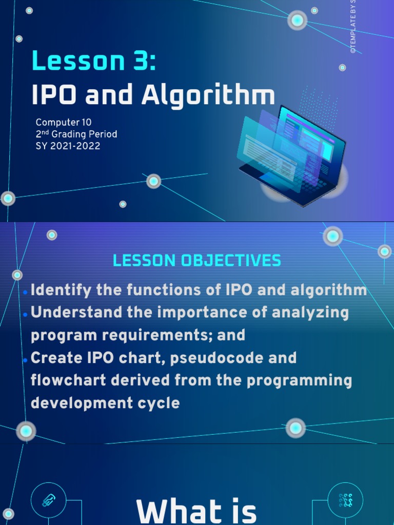 2GP Lesson 3 - IPO and Algorithm | PDF | Algorithms | Computer Programming