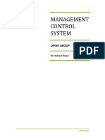 Management Control System V1