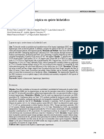 Quistectomía Laparoscópica en Quiste Hidatídico Hepático: Laparoscopic Cystectomy in Hidatidid Cyst