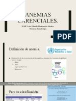 HEMATO - Anemias Carenciales