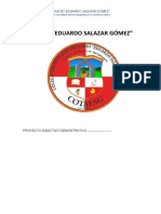 Formato de Proyecto Didáctico Demostrativo