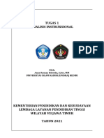 Analisis Instruksional Mata Kuliah Perilaku Konsumen