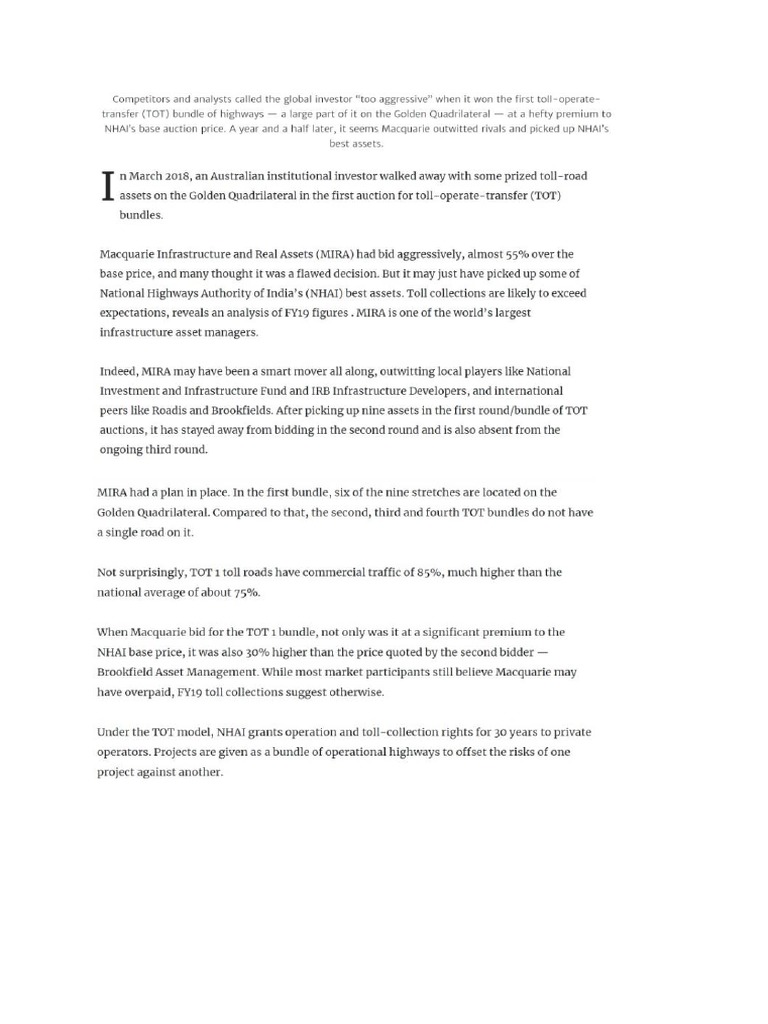 TOT One | PDF