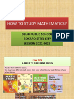 How To Study Mathematics