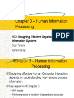 Chapter 3 - Human Information Processing
