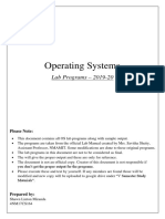 OS Lab Programs Guide