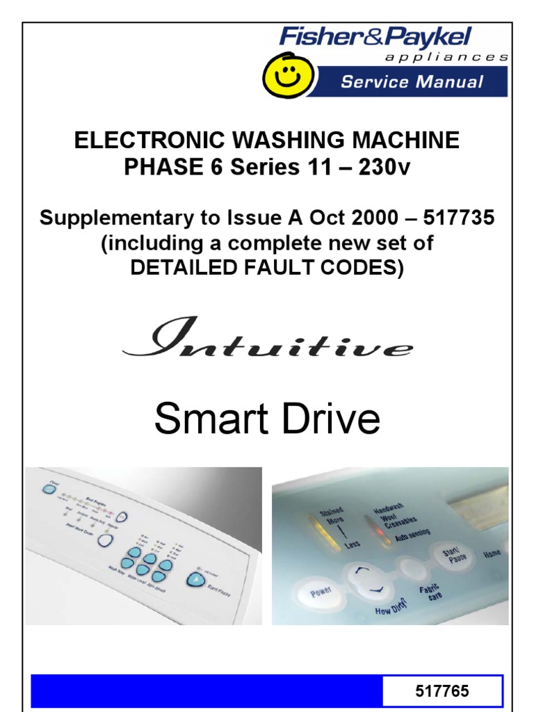Fisher paykel ecosmart washer error codes