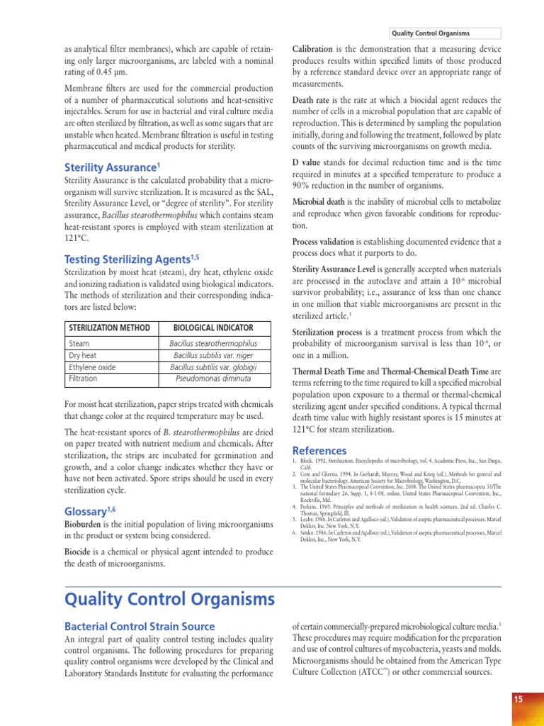 Manual of Microbiological Culture Media 13 PDF Sterilization