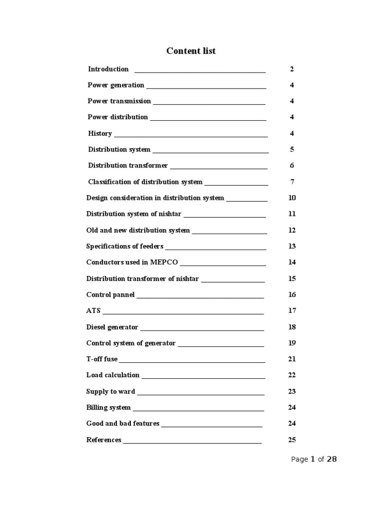 Content List | PDF | Electric Power Distribution | Electric Power ...