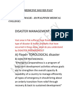 Disaster, School Health, Occupational Diseases.