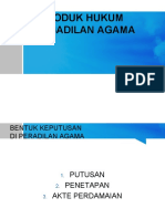 Produk Hukum Pengadilan Agama