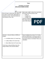 Assessment - Addition, Subtraction and Ordering Fraction