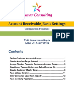 Account Receivable - Basic Settings: Configuration Document