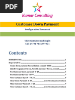 Down Payment Process in SAP S/4HANA | PDF