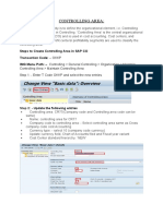 CONTROLLING AREA - OKKP Settings