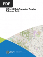 Esri GIS To CIM Template Reference Guide