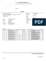 Vara Housing Developers LLP: Receipt