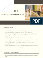 CHAPTER 4 (Business Continuity Plan