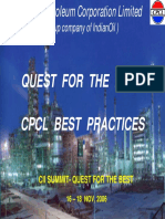 Chennai Petroleum Corporation Limited: Quest For The Best CPCL Best Practices