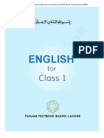 Punjab Board English Class 1