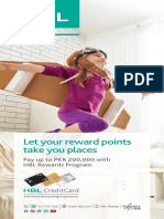 HBL Travel Reward Flyer