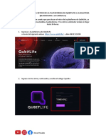 Pasos para Hacer El Retiro de La Plataforma QubitLife A La Billetera