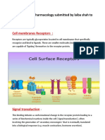 Assignment of Pharmacology Submitted by Laiba Shah To DR Maryum