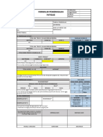 Fatigue Test - Formulir Pemeriksaan Fatigue