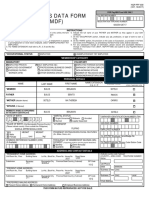 Member'S Data Form (MDF) : Membership Category