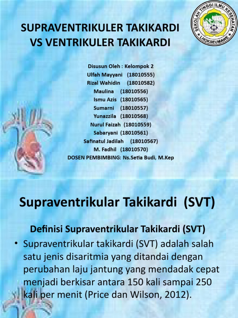 Takikardi: SVT vs VT | PDF