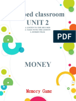 WEEK 3 - UNIT 2 - MONEY (Flipped Classroom)