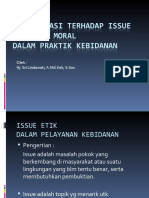 Argumentasi Terhadap Issue Etik Dan Moral