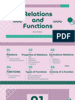 BSC III year Real Analysis Relations and Functions