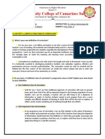 2.1 Activity 1 (What Is My View On Curriculum)