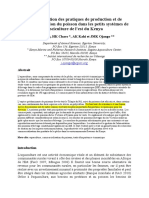 Aqua - Caractérisation Des Pratiques de Production Et de Commercialisation