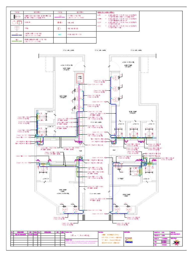 NITKARAIKAL 014 Detail of Water Supply Pipe Arrangements at Typical FloorsModel PDF