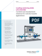 Loading Metering Skids LPG 050/080: Certified and Standardized Solutions For Custody Transfer Applications