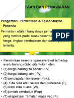 Iii. Permintaan Dan Penawaran: Pengertian Permintaan & Faktor-Faktor Penentu