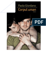 Paolo Giordano - Corpul Uman #0.9 5