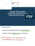 Energy Conversion: Closed-Loop Gas Brayton Cycle (Closed-Cycle Gas Turbines)