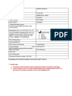 Examination Fee Payment Details (Neft Only)