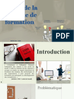 Audit de La Politique de Formation