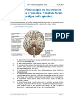 Tema 13. Fisioterapia en Las Lesiones de Los Pares Craneales. Parálisis Facial. Neuralgia Del Trigémino