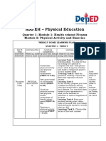 MAPEH Physical Education Health Fitness Plan