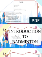 Introduction To Badminton