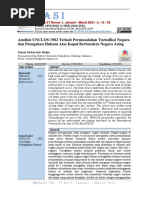 Analisis UNCLOS 1982 Terkait Permasalahan Yurisdiksi Negara Dan Penegakan Hukum Atas Kapal Berbendera Negara Asing