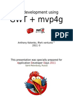 Web-Development Using GWT + mvp4g